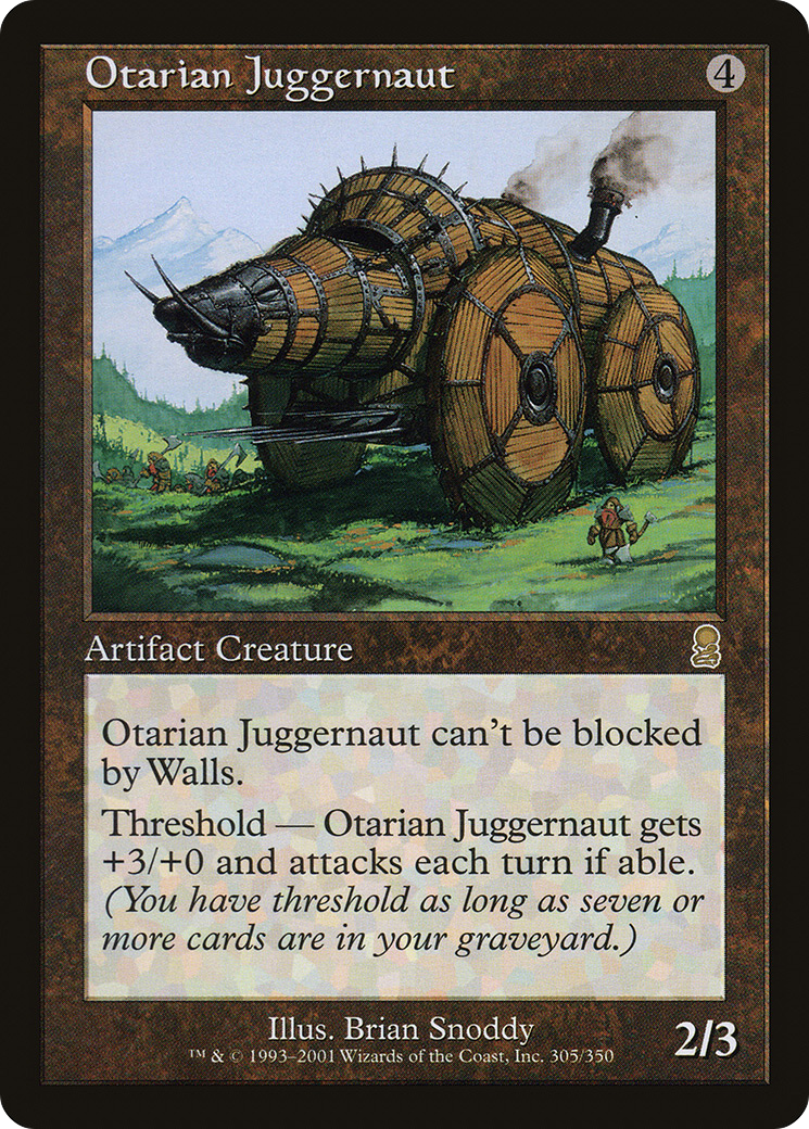 Otarian Juggernaut (ODY-305) - Odyssey Foil