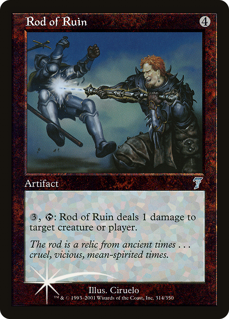 Rod of Ruin (7ED-314★) - 7th Edition Foil