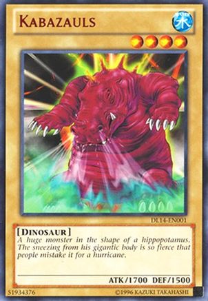 Kabazauls (Red) (DL14-EN001) - Duelist League Promo Unlimited