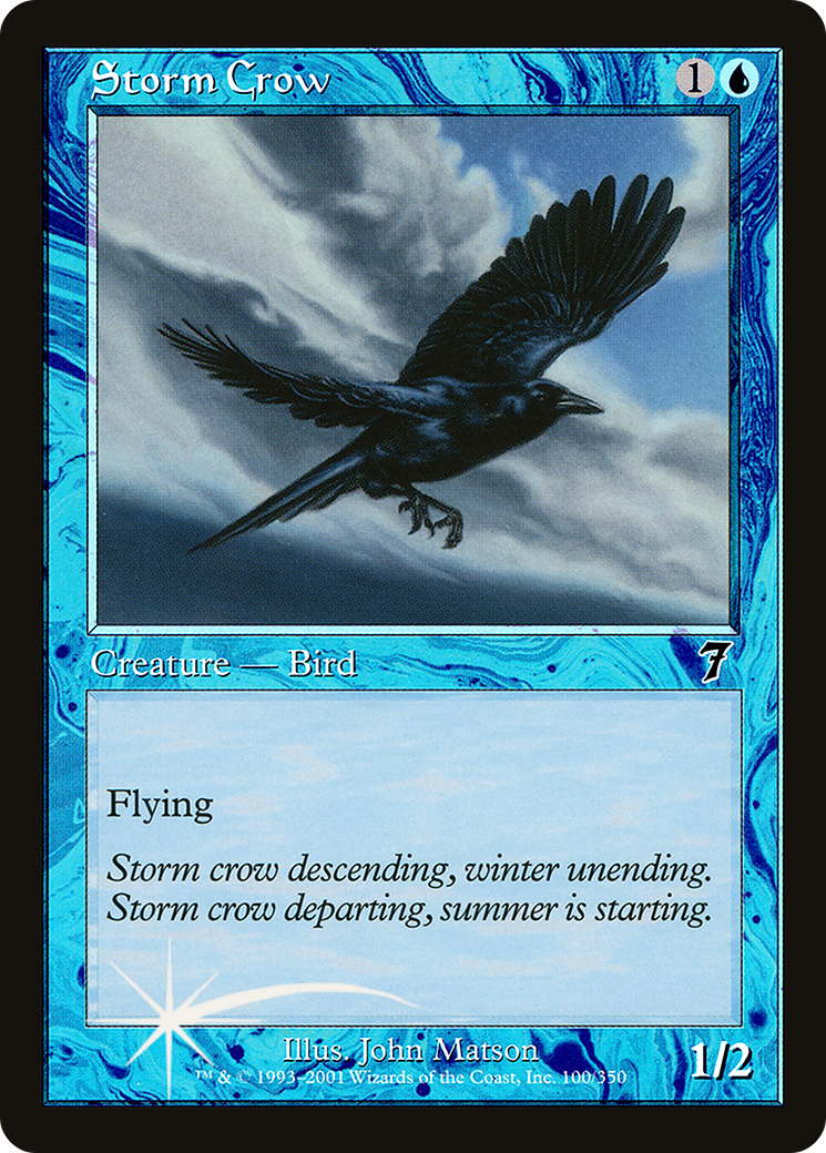 Storm Crow (7ED-100★) - 7th Edition