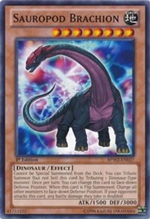 Sauropod Brachion (BPW2-EN027) - Battle Pack 2: War of the Giants Round 2 1st Edition