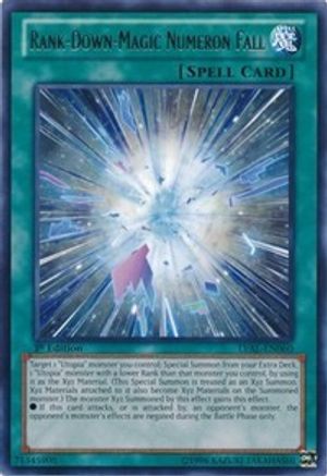 Rank-Down-Magic Numeron Fall (LVAL-EN060) - Legacy of the Valiant 1st Edition