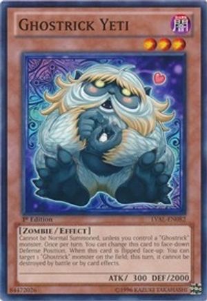 Ghostrick Yeti (LVAL-EN082) - Legacy of the Valiant Unlimited