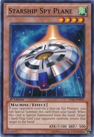 Starship Spy Plane (LVAL-EN099) - Legacy of the Valiant 1st Edition