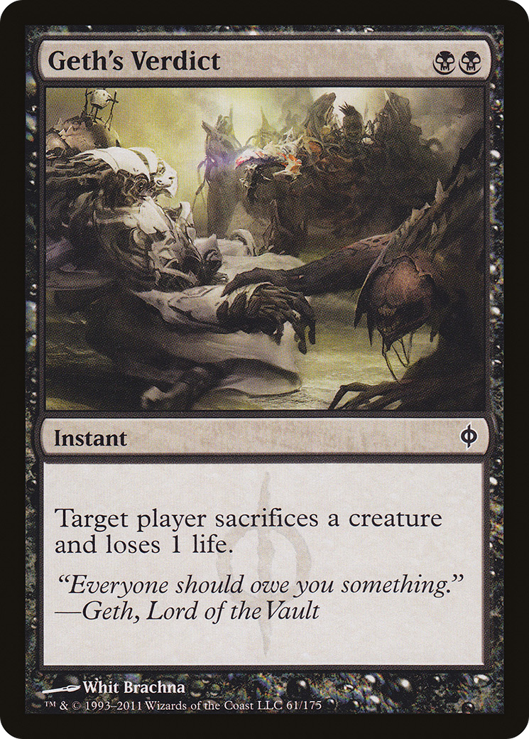 Geth's Verdict (NPH-061) - New Phyrexia