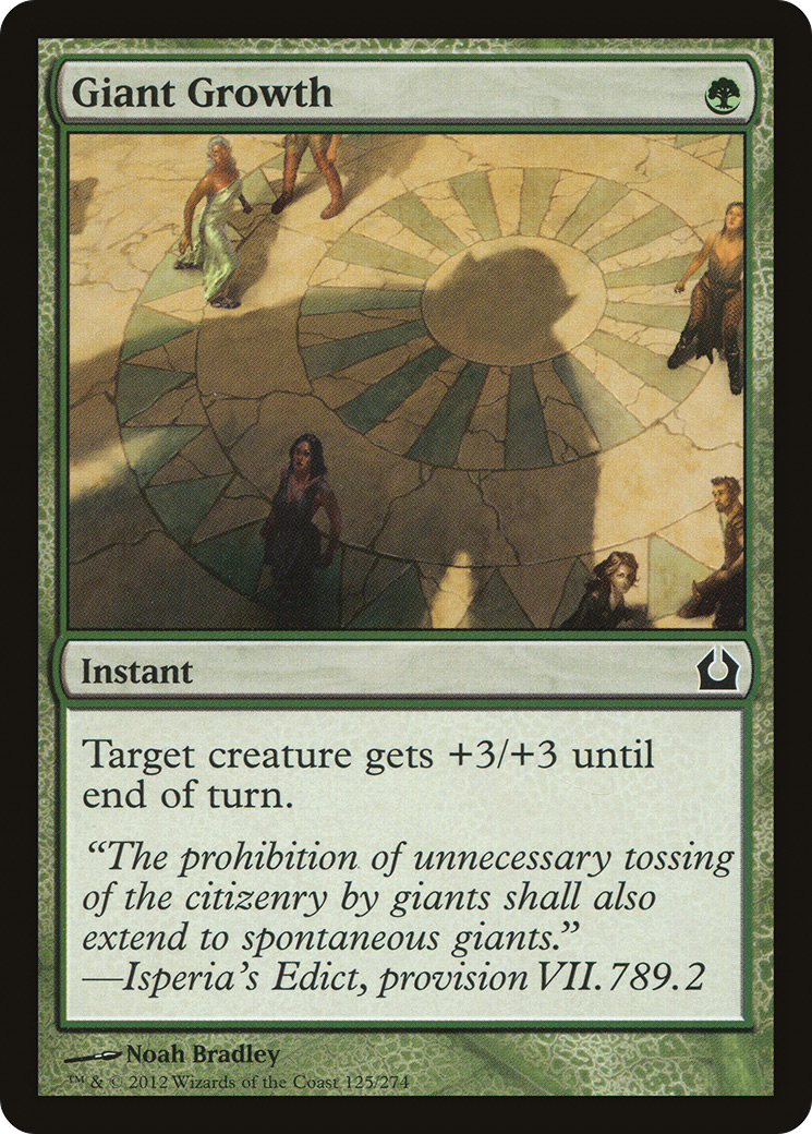 Giant Growth (RTR-125) - Return to Ravnica Foil