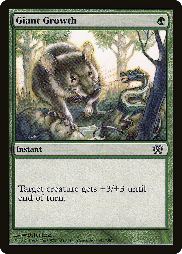 Giant Growth (8ED-254★) - 8th Edition