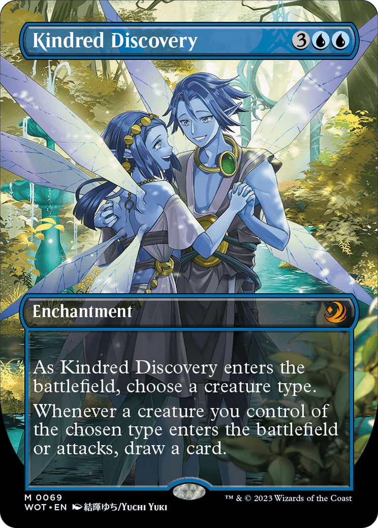 Kindred Discovery (Anime Borderless) (WOT-069) - Wilds of Eldraine: Enchanting Tales Foil