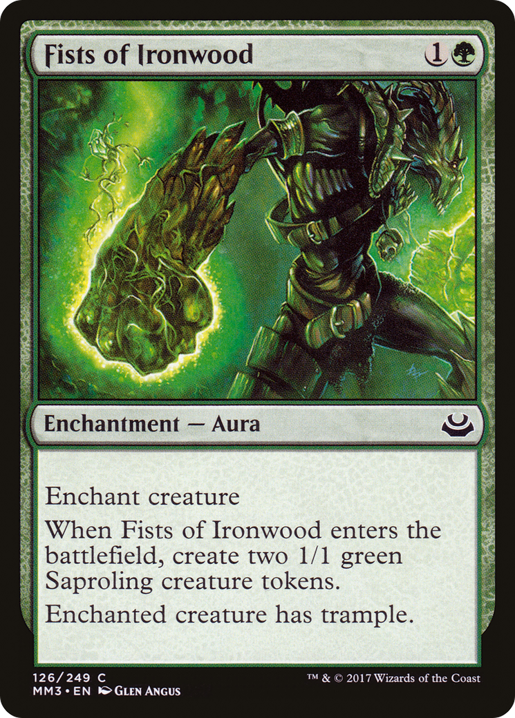 Fists of Ironwood (MM3-126) - Modern Masters 2017
