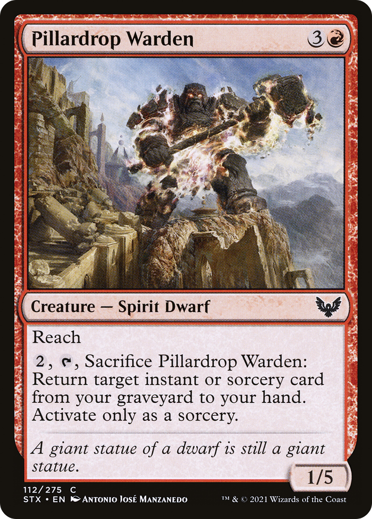 Pillardrop Warden (STX-112) - Strixhaven: School of Mages