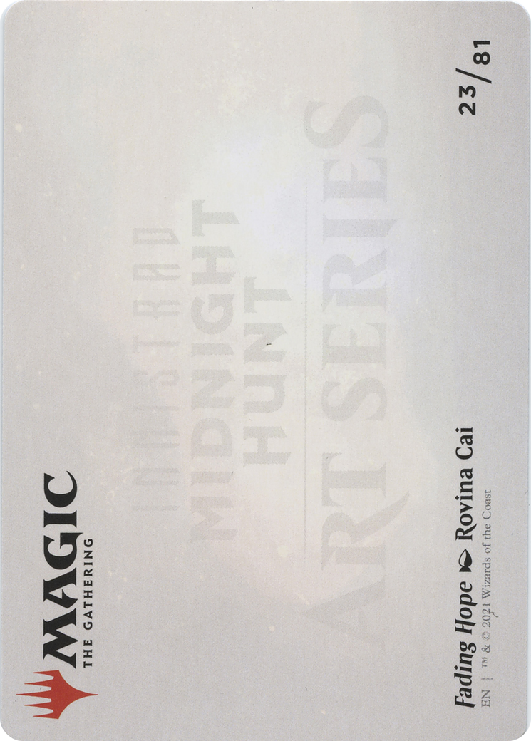Fading Hope // Fading Hope (AMID-023) - Midnight Hunt Art Series (Borderless)