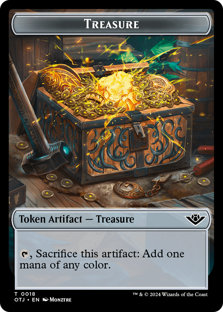 Treasure (TOTJ-018) - Outlaws of Thunder Junction Tokens