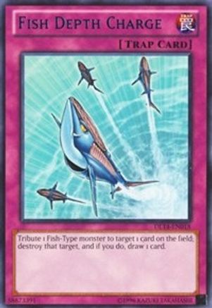 Fish Depth Charge (Blue) (DL14-EN018) - Duelist League Promo Unlimited
