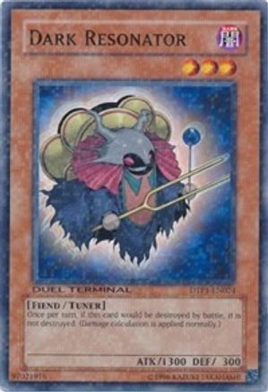 Dark Resonator (DTP1-EN024) - Duel Terminal - Preview Limited