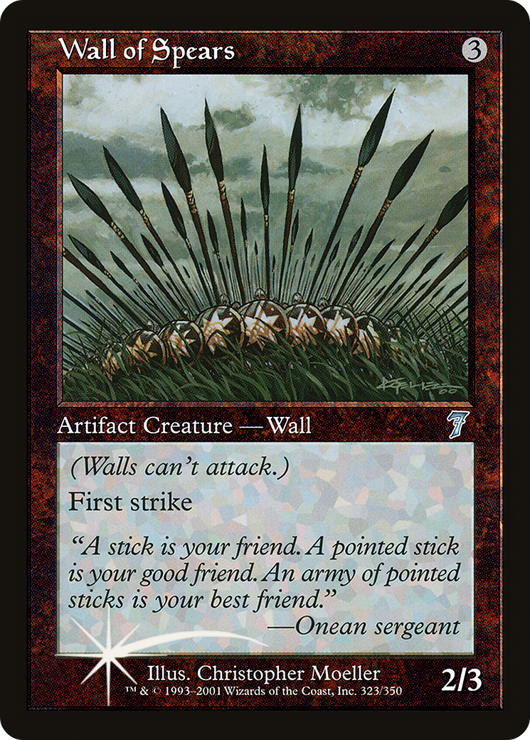 Wall of Spears (7ED-323★) - 7th Edition