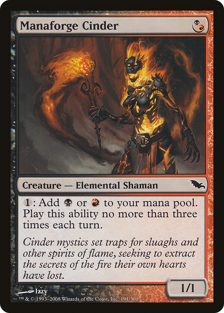 Manaforge Cinder (SHM-191) - Shadowmoor Foil