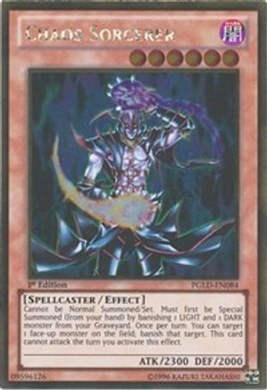 Chaos Sorcerer (PGLD-EN084) - Premium Gold 1st Edition