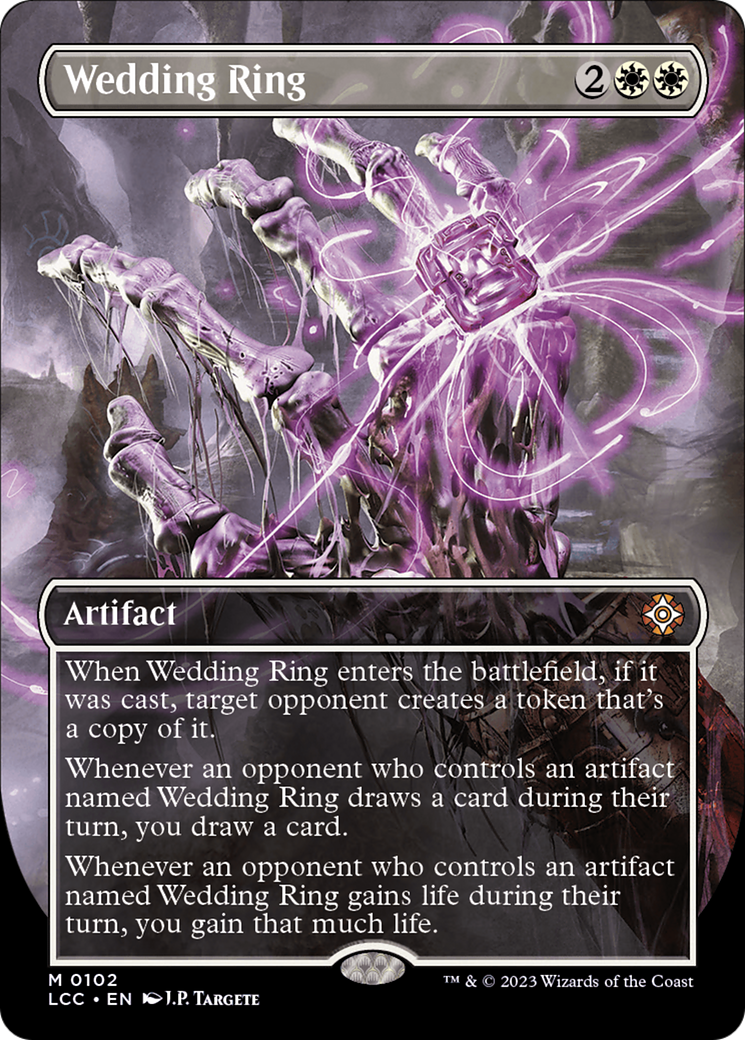 Wedding Ring (Borderless) (LCC-102) - The Lost Caverns of Ixalan Commander