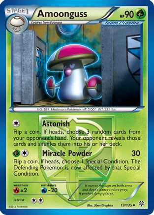 Amoonguss (Team Plasma) 013 Plasma Storm - Uncommon