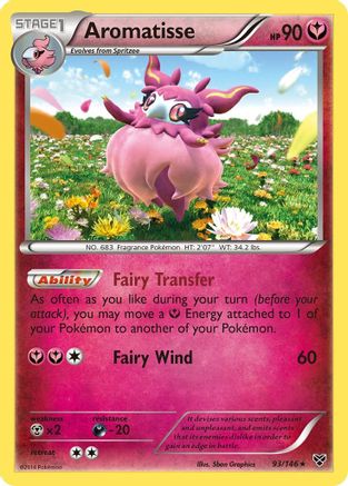 Aromatisse 093/146 - Reverse Holofoil XY Base Set - Holo Rare