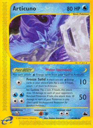 Articuno (4) 004 Skyridge - Rare
