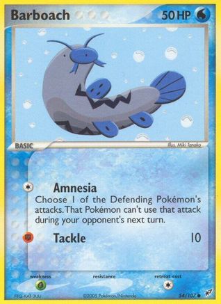 Barboach 054 - Reverse Holofoil Deoxys - Common