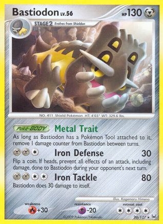 Bastiodon 020 Platinum - Rare