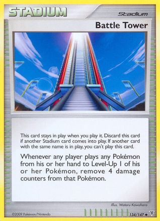Battle Tower 134 - Reverse Holofoil Supreme Victors - Uncommon