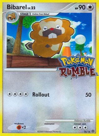 Bibarel 016 Rumble - Promo