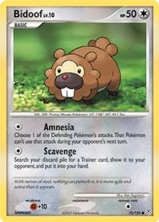 Bidoof 070/130 Diamond and Pearl - Common