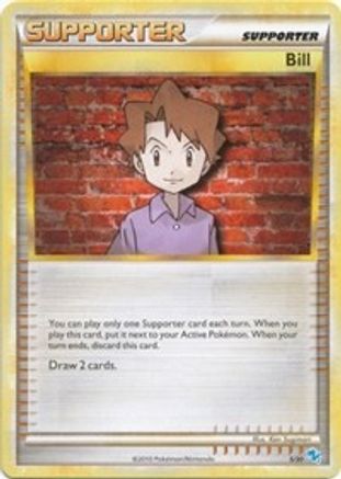 Bill (#18) 018 HGSS Trainer Kit Gyarados & Raichu - Common