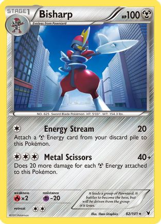 Bisharp (82) 082 - Holofoil Noble Victories - Holo Rare
