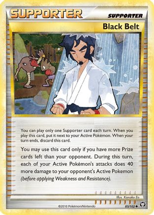 Black Belt 085 - Reverse Holofoil Triumphant - Uncommon