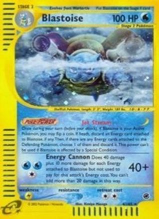 Blastoise (4) 004 - Reverse Holofoil Expedition - Holo Rare