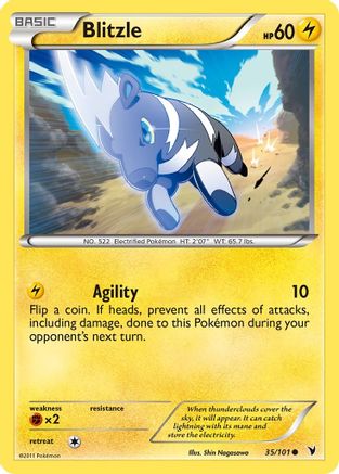 Blitzle 035 - Reverse Holofoil Noble Victories - Common