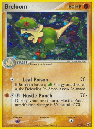 Breloom 003/107 - Holofoil Deoxys - Holo Rare