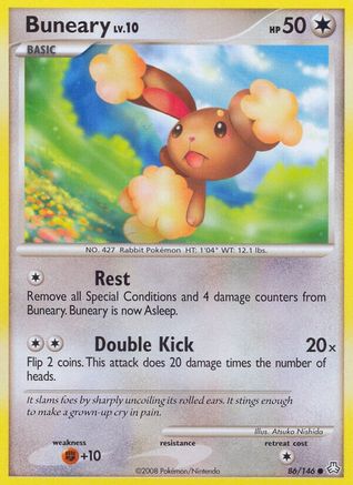 Buneary 086 - Reverse Holofoil Legends Awakened - Common