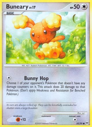 Buneary 055 - Reverse Holofoil Arceus - Common