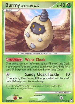 Burmy Sandy Cloak 079 Secret Wonders - Common