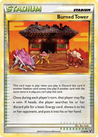 Burned Tower 071/90 - Reverse Holofoil Undaunted - Uncommon