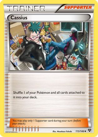 Cassius 115/146 - Reverse Holofoil XY Base Set - Uncommon