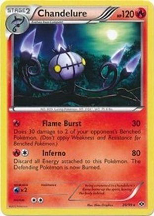Chandelure 020/099 Deck Exclusives - Rare