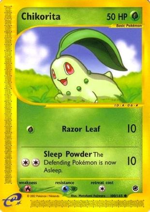Chikorita (100) 100 Expedition - Common