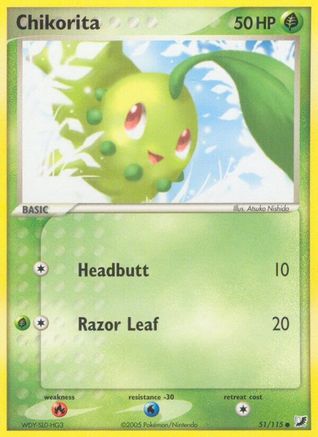 Chikorita 051/115 Unseen Forces - Common
