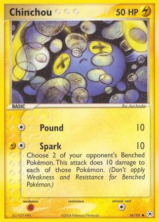 Chinchou 056/101 Hidden Legends - Common