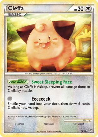 Cleffa 024 - Reverse Holofoil Call of Legends - Rare
