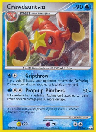 Crawdaunt 022 Legends Awakened - Rare