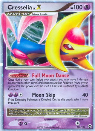Cresselia LV.X 103/106 - Holofoil Great Encounters - Ultra Rare