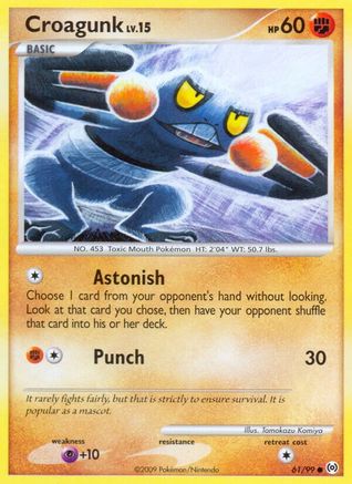 Croagunk 061/99 Arceus - Common