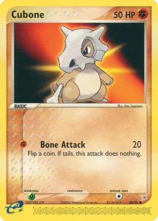 Cubone 040/95 Team Magma vs Team Aqua - Common